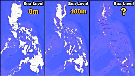 Davao, Philippines Flood Map: Elevation Map, Sea Level Rise Map.